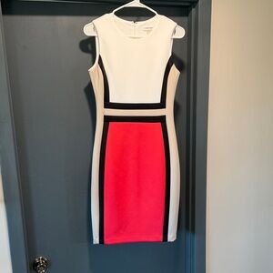 Calvin Klein Colorblock Sheath Dress